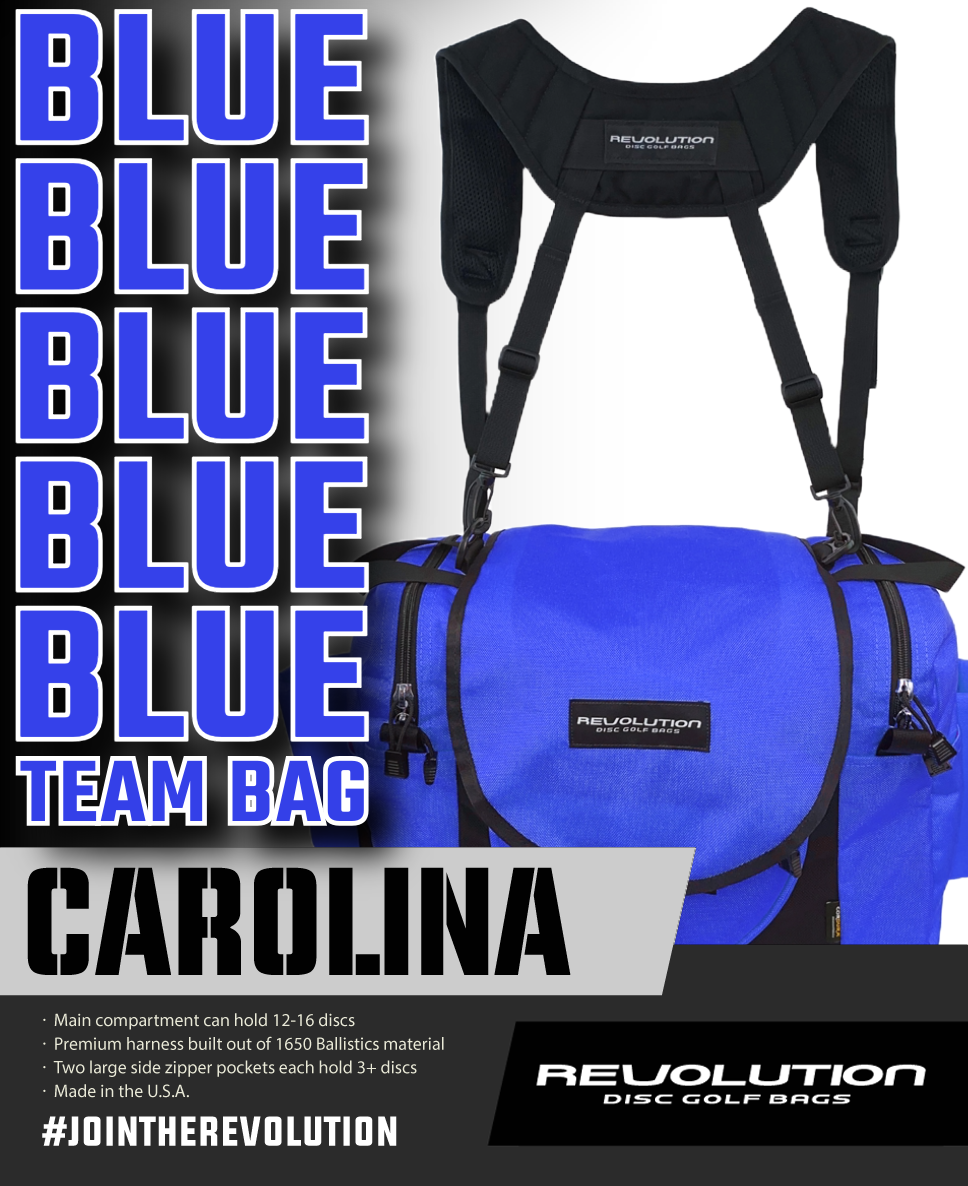 Revolution Carolina Team V3 Disc Golf Bag - Sapphire