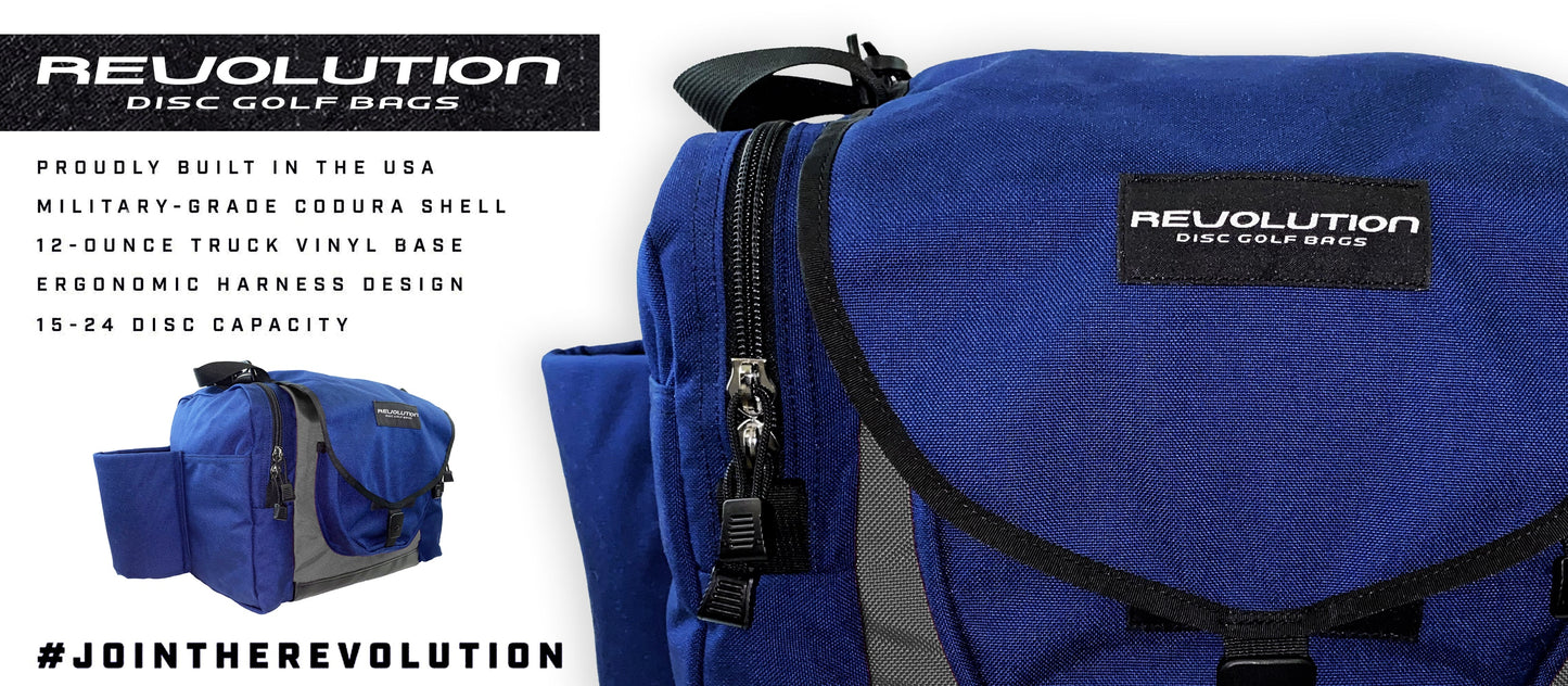 Revolution Carolina Team V3 Disc Golf Bag - Sapphire
