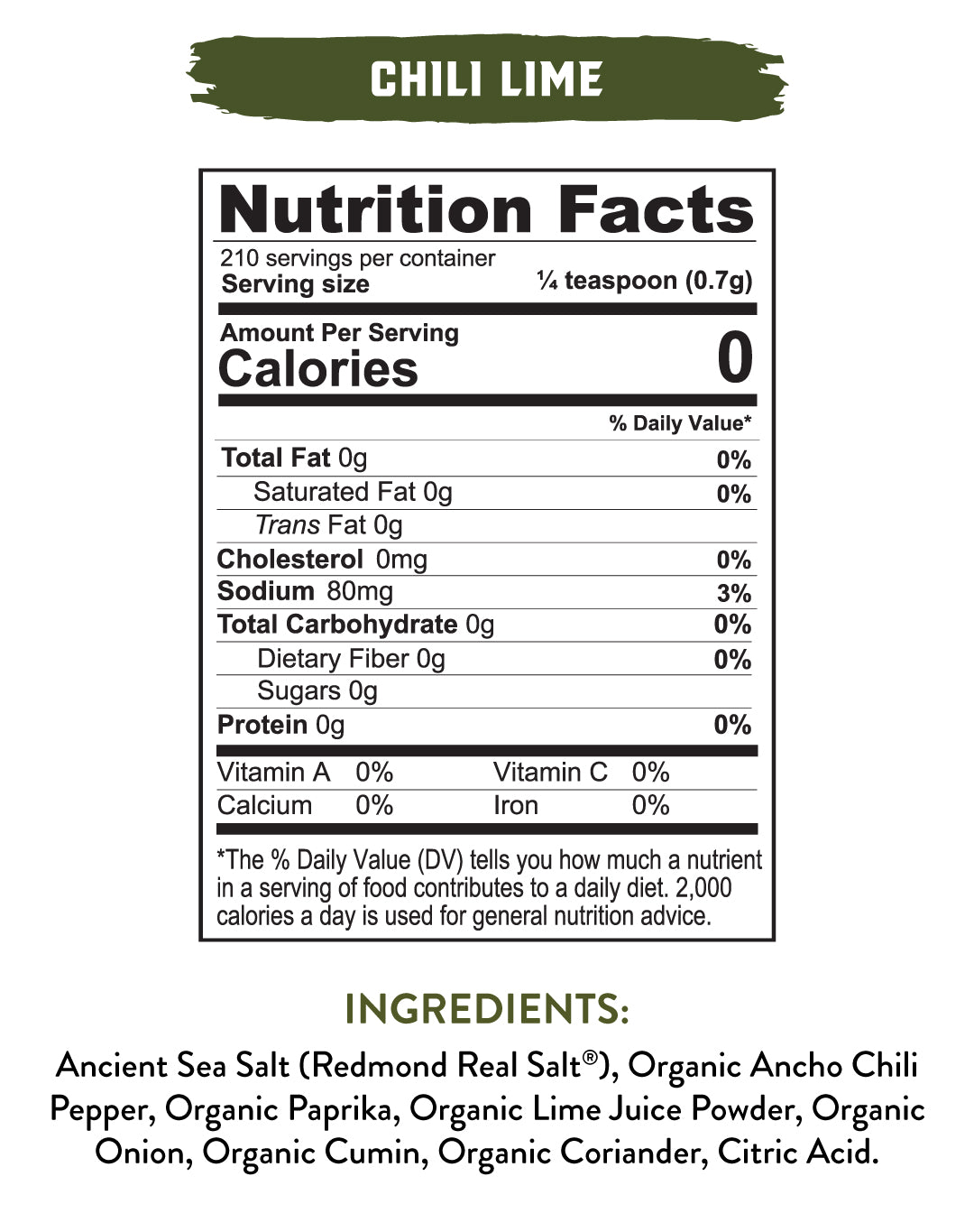 Real Salt Chili Lime Seasoning