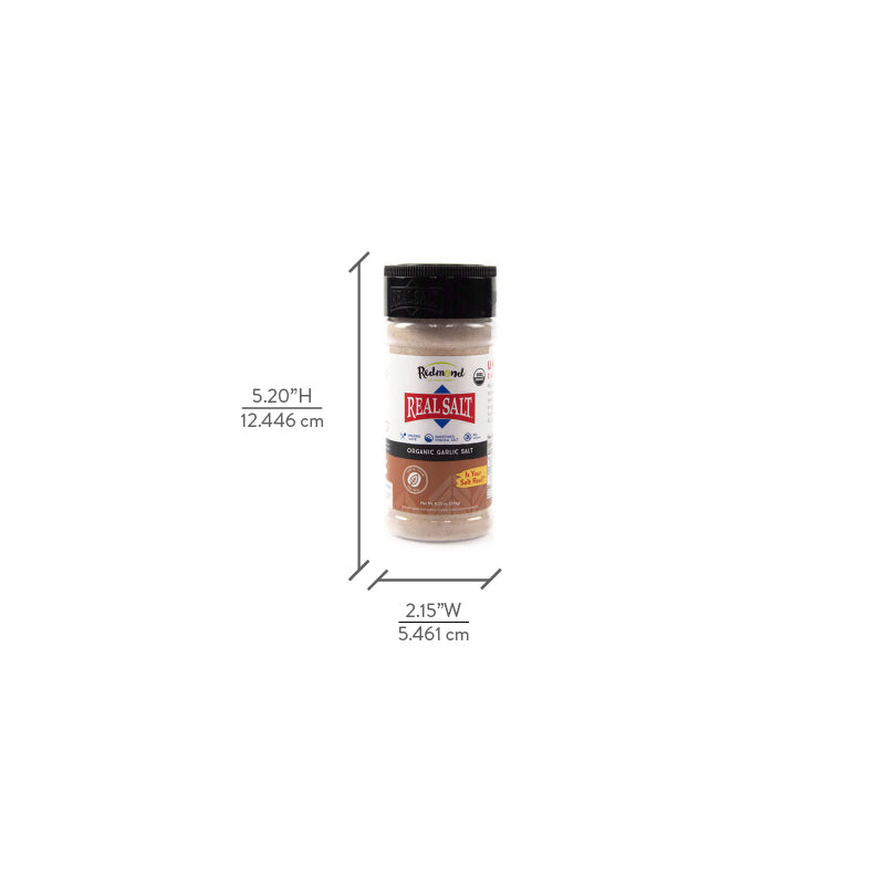 Real Salt Garlic Salt Seasoning Shaker