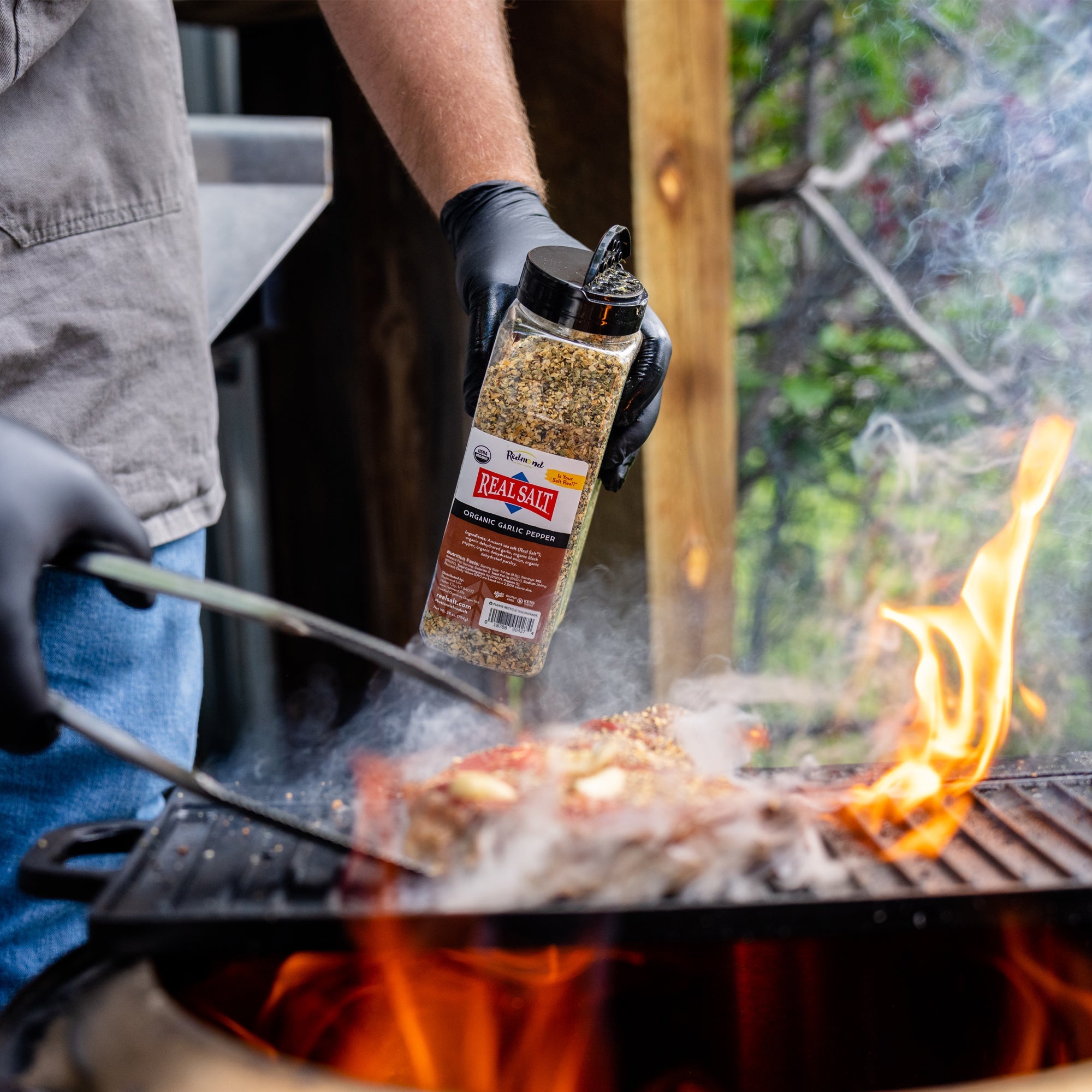 Real Salt® Organic Garlic Pepper (28 oz.)