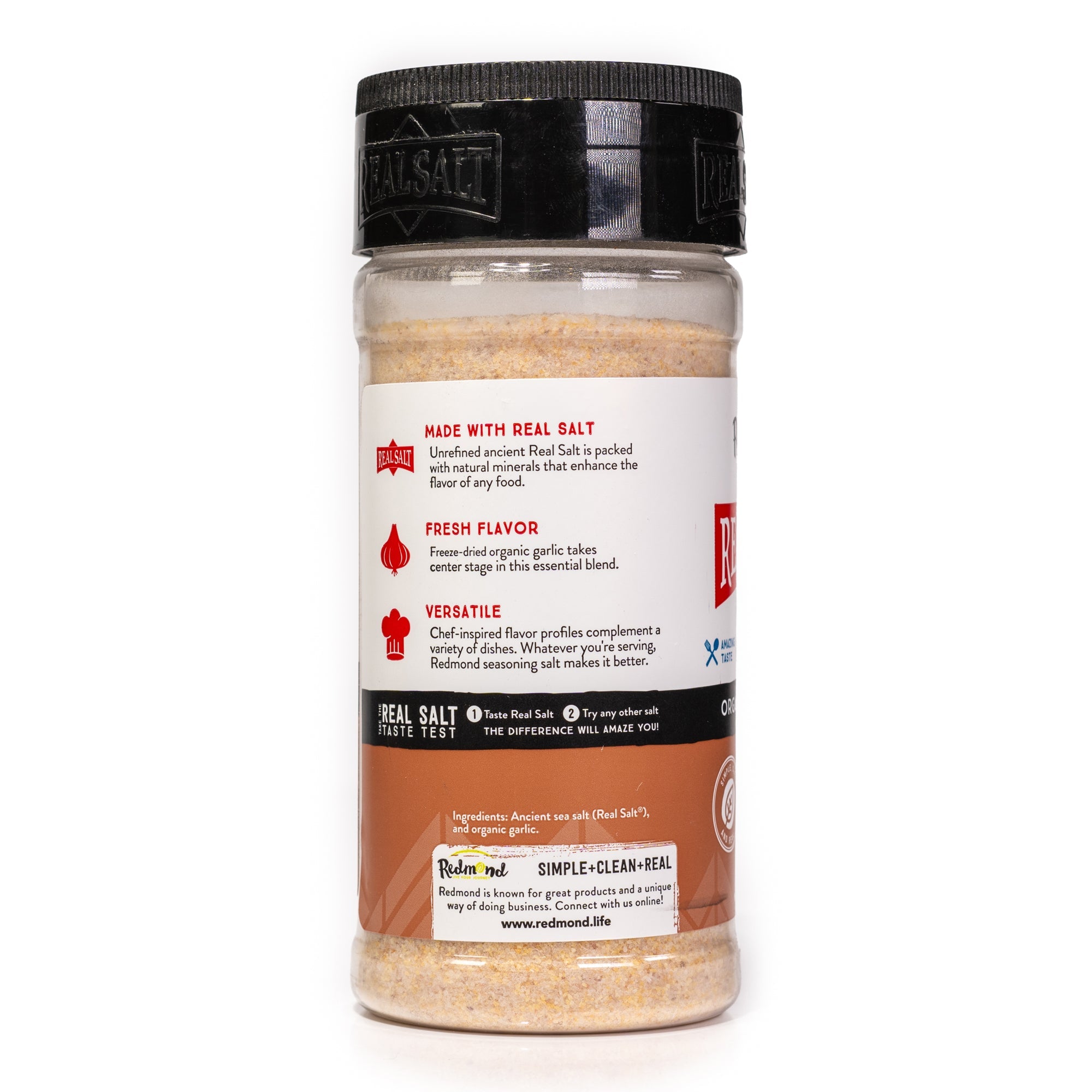 Real Salt Garlic Salt Seasoning Shaker