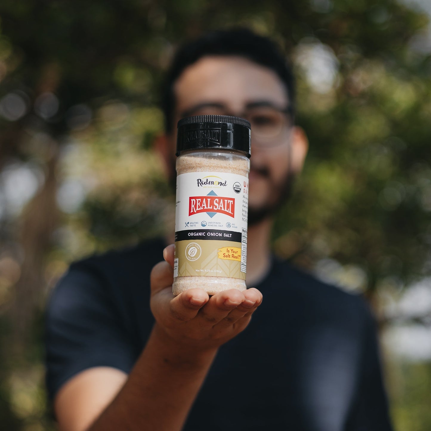 Real Salt Onion Salt Seasoning Shaker