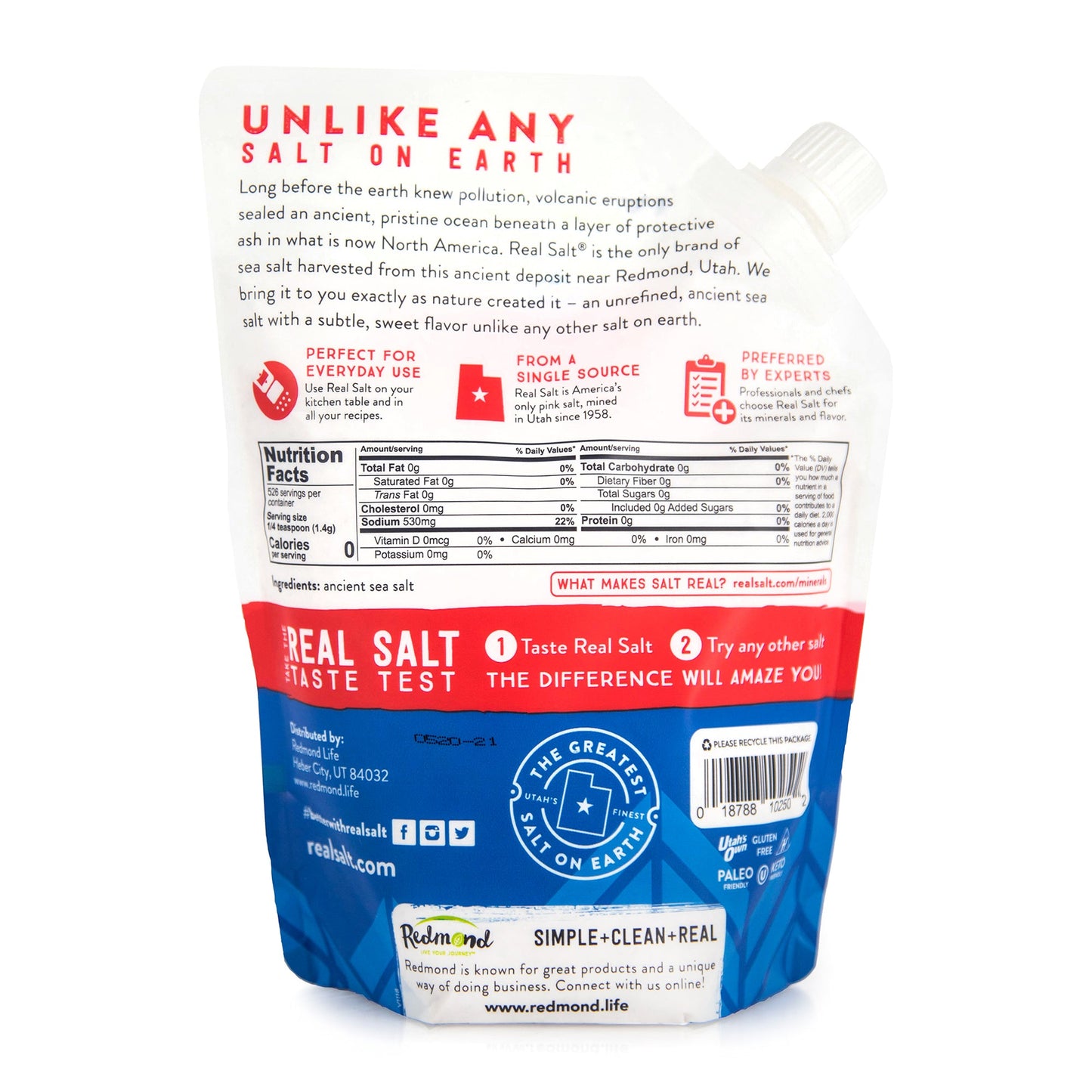 Real Salt Fine 26 oz Pouch