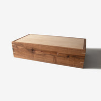 Watch Box - Desert Mesquite and Curly Maple - 8 Watch Compartments