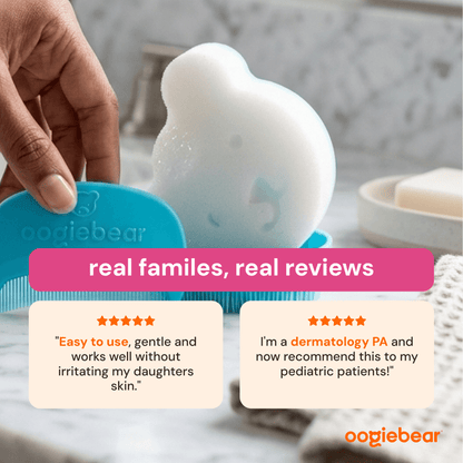oogiebear cradle cap replacement sponge (2-pack)
