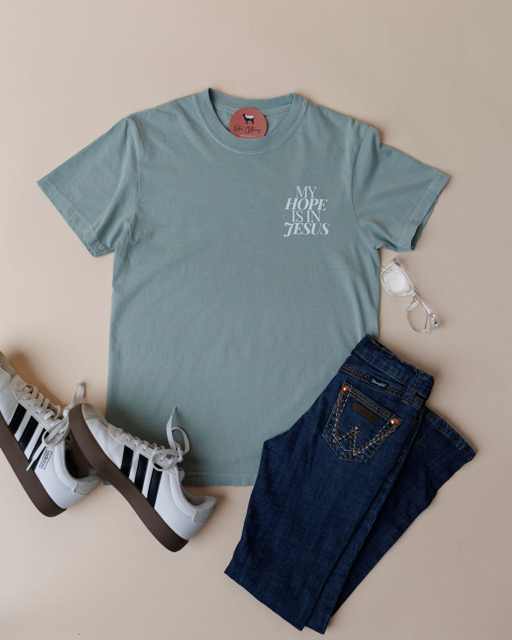 My Hope Tee in Bay Green