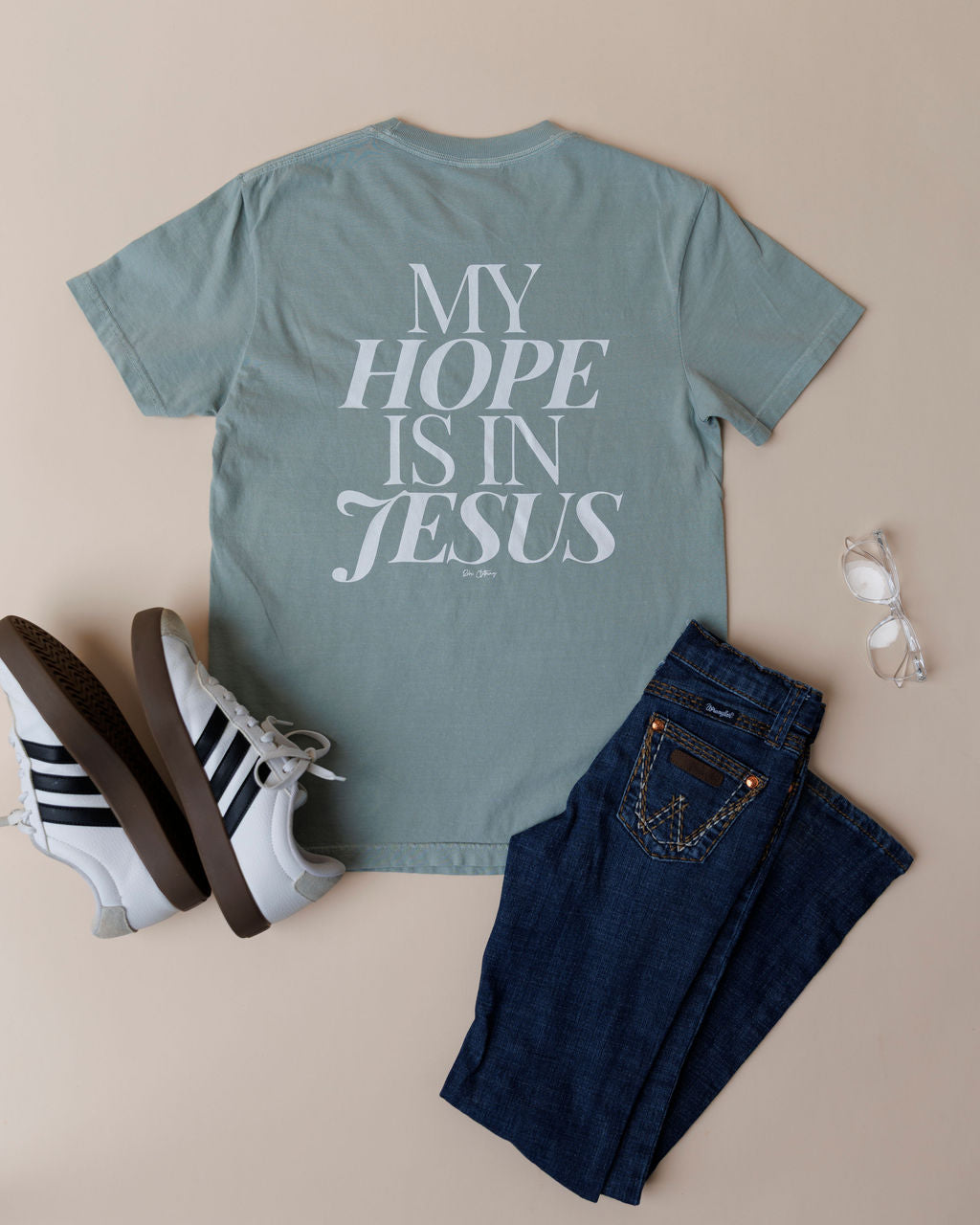 My Hope Tee in Bay Green