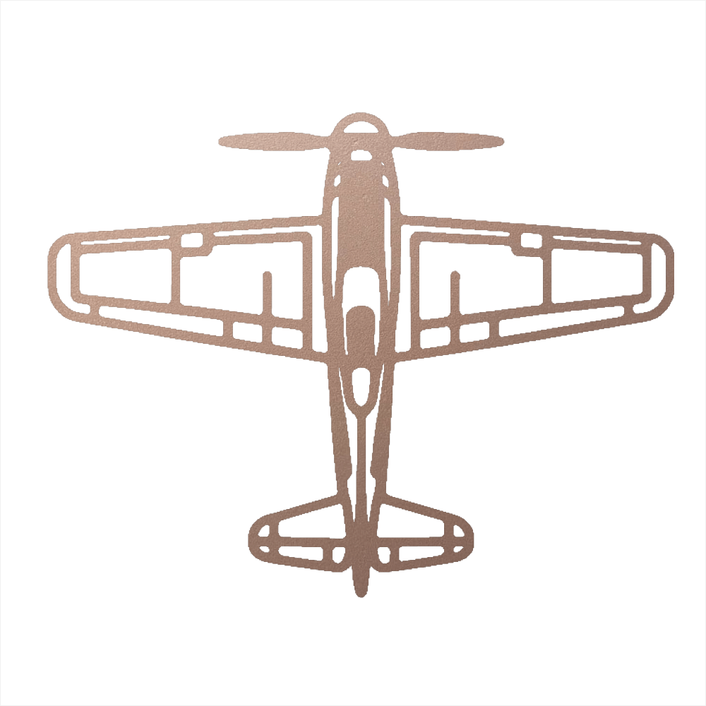 Airplane metal art Retro Aviation Gift for Him