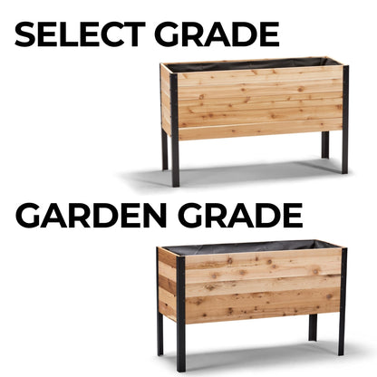 18" x 48" Raised Garden Bed - 30" TALL / Select Grade