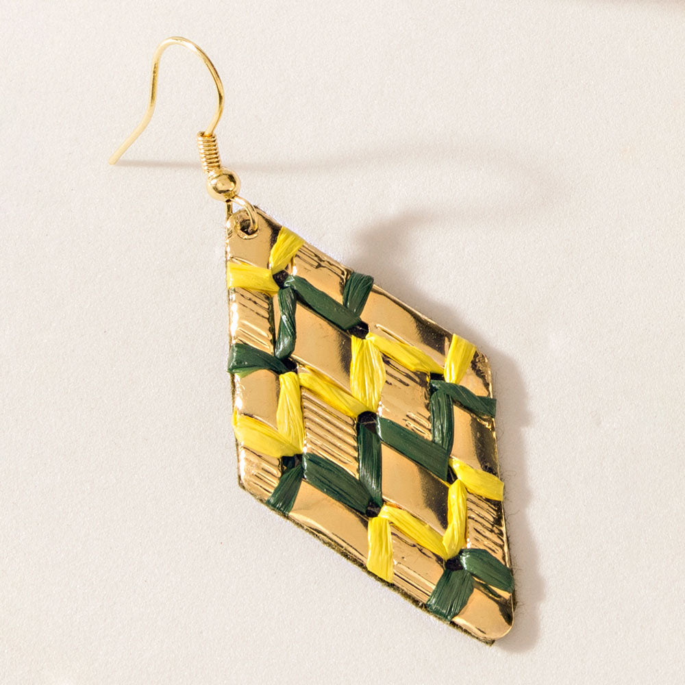 Myra Zest & Forest Earrings in Sundrop Green