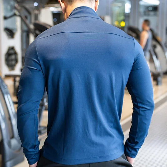 Men's High-Quality Zipped Sport Jacket | Gym, Running & Outdoor Training