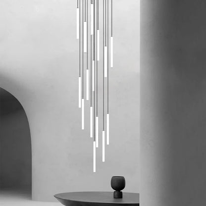 Staircase LED Chandelier Large Lamp