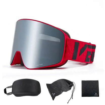 Superior Vision Magnetic Ski Goggles with UV400 Protection