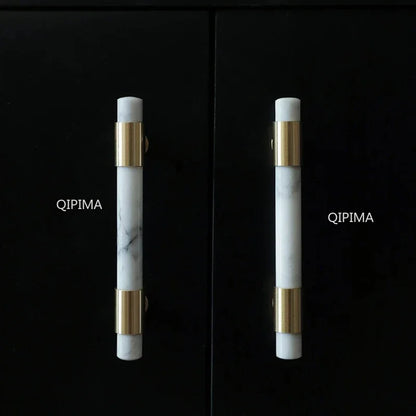 Nordic Marble Cabinet Drawer Pulls and Knobs