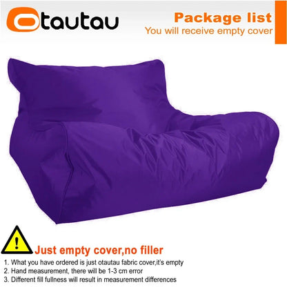 OTAUTAU Swimming Pool Floating Bean Bag Pouf Lounger Cover No Filler Waterproof Sofa Bed Sac Chaise Lounge Recliner Puff SF019