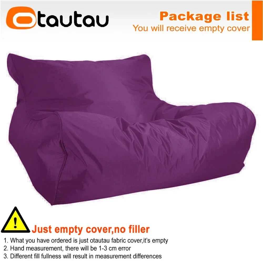 OTAUTAU Swimming Pool Floating Bean Bag Pouf Lounger Cover No Filler Waterproof Sofa Bed Sac Chaise Lounge Recliner Puff SF019