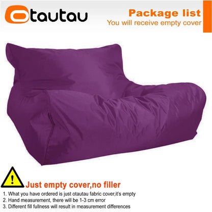 OTAUTAU Swimming Pool Floating Bean Bag Pouf Lounger Cover No Filler Waterproof Sofa Bed Sac Chaise Lounge Recliner Puff SF019