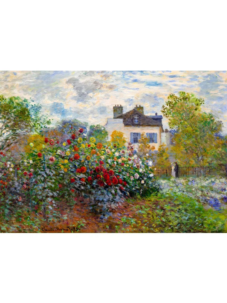 Abstract Claude Monet Garden Nature Landscape Wall Art Canvas Painting Famous Waterlily Poster For Modern Living Room Home Decor
