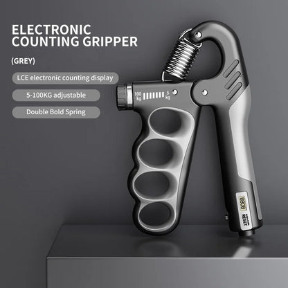 Adjustable Electronic Counting Grip Strength Machine Adult Muscle Recovery Fitness Hand Strength Exercise Grip Strength Machine