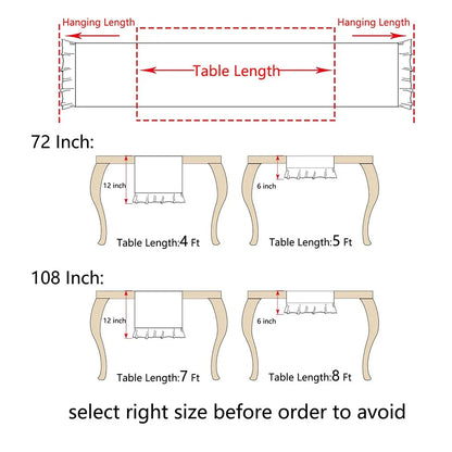 100% Cotton Table Runner