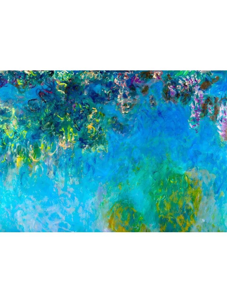 Abstract Claude Monet Garden Nature Landscape Wall Art Canvas Painting Famous Waterlily Poster For Modern Living Room Home Decor