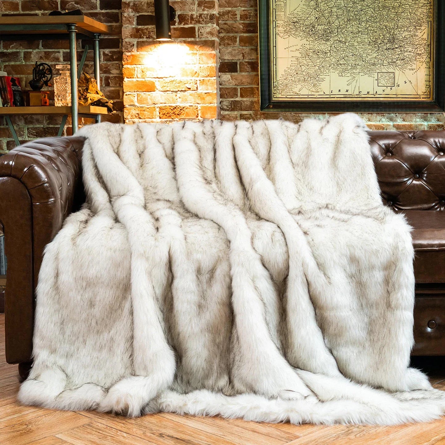 LUX Soft Faux Fur Blanket