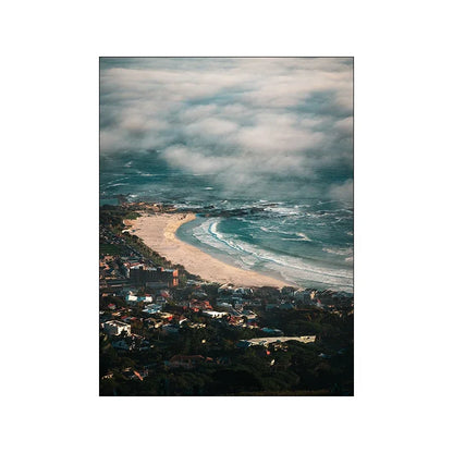 Nature Landscape Picture Wall Art Silk Painting Nordic  Modern Scenery Art Home Decor Poster and Print for Living Room Design