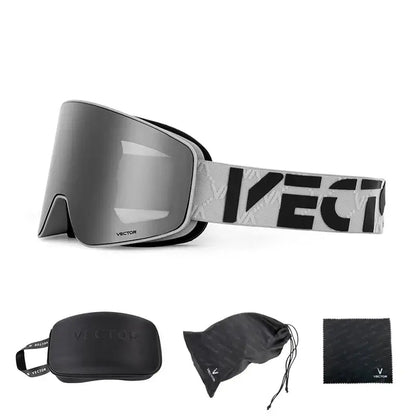 Superior Vision Magnetic Ski Goggles with UV400 Protection