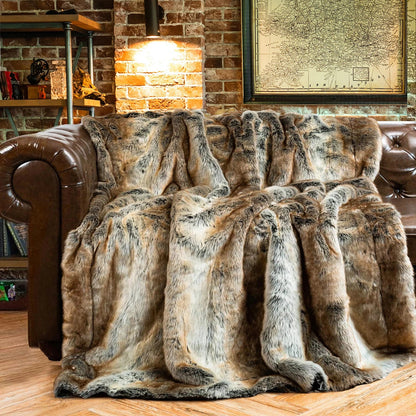 LUX Soft Faux Fur Blanket