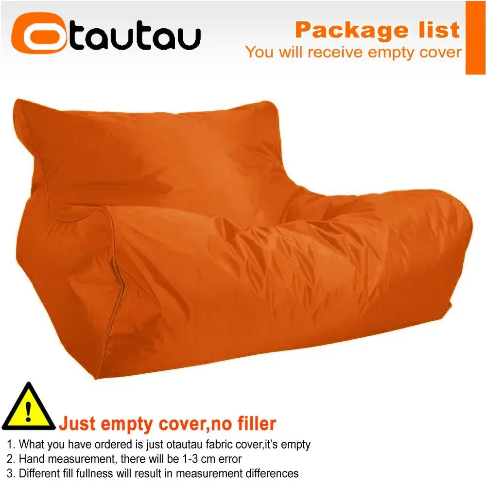 OTAUTAU Swimming Pool Floating Bean Bag Pouf Lounger Cover No Filler Waterproof Sofa Bed Sac Chaise Lounge Recliner Puff SF019
