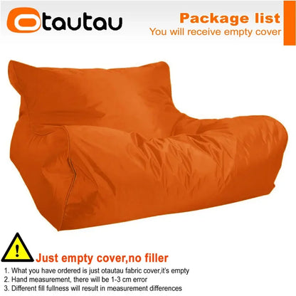 OTAUTAU Swimming Pool Floating Bean Bag Pouf Lounger Cover No Filler Waterproof Sofa Bed Sac Chaise Lounge Recliner Puff SF019