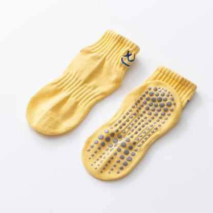 Simple Non-slip Breathable Yoga Socks Women Pilates Socks  Indoor Dance Fitness Gymnastics Professional Training Sports Socks