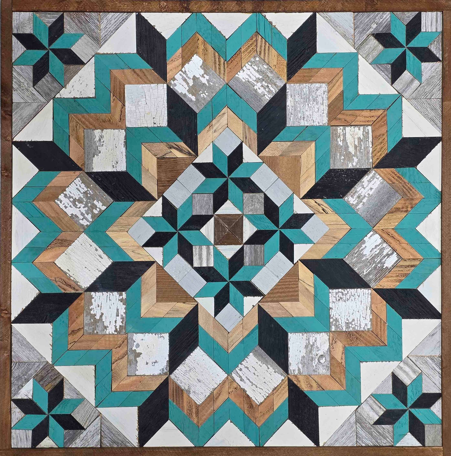 Amish Handmade Barn Quilt Wall Art – Reclaimed Barn Wood – 30.5” x 30.5”