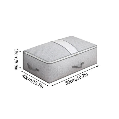 Foldable Clothes Storage Bag Visual Quilt Organize Cases Waterproof Large Capacity Clothing Pack Bag Pillow Down Coat Organize