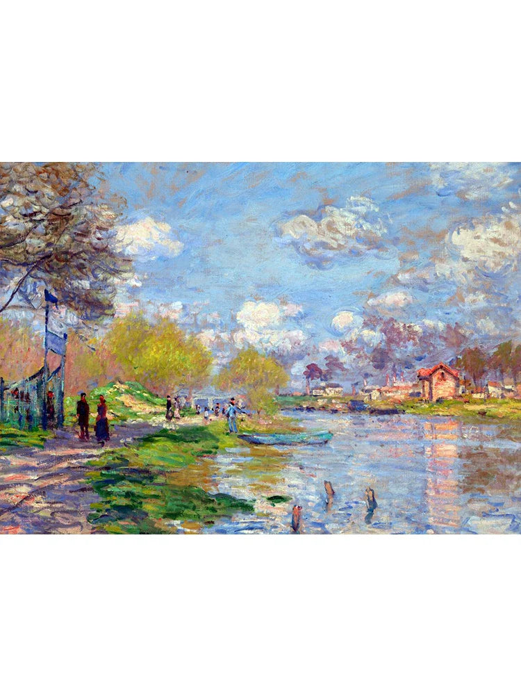 Abstract Claude Monet Garden Nature Landscape Wall Art Canvas Painting Famous Waterlily Poster For Modern Living Room Home Decor