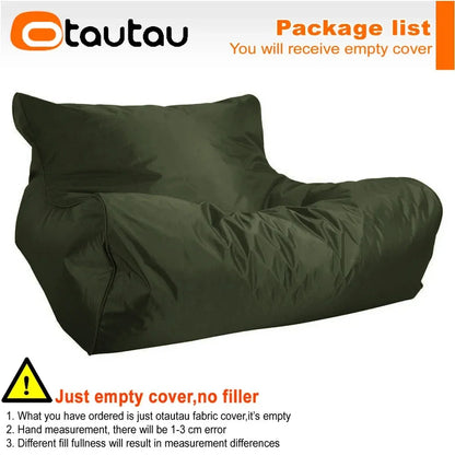 OTAUTAU Swimming Pool Floating Bean Bag Pouf Lounger Cover No Filler Waterproof Sofa Bed Sac Chaise Lounge Recliner Puff SF019