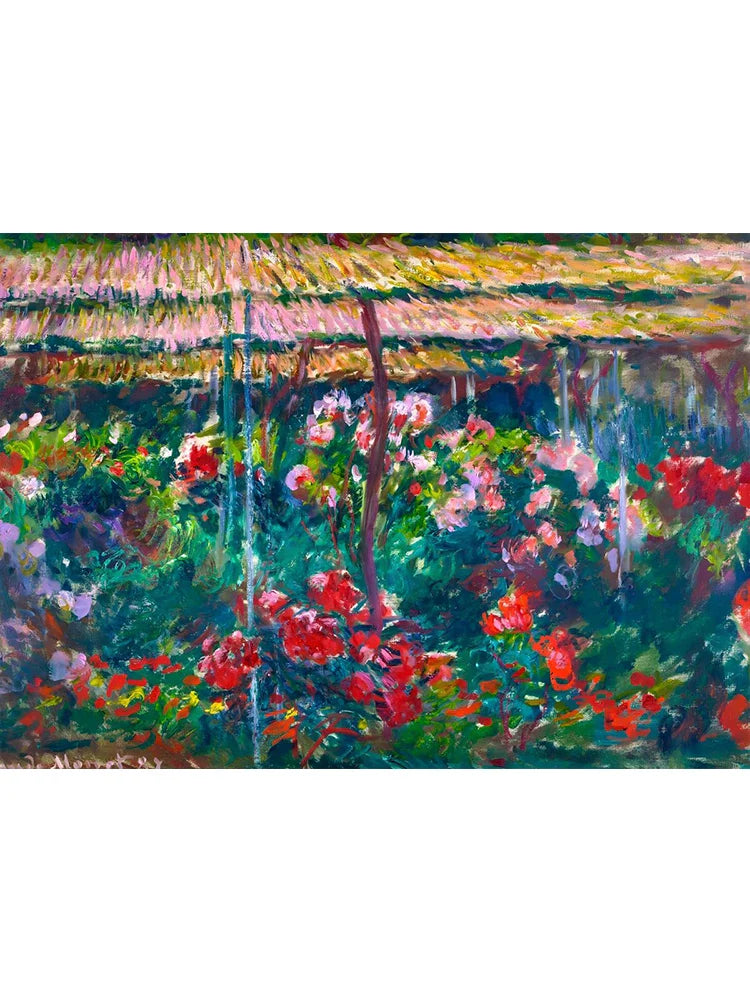 Abstract Claude Monet Garden Nature Landscape Wall Art Canvas Painting Famous Waterlily Poster For Modern Living Room Home Decor