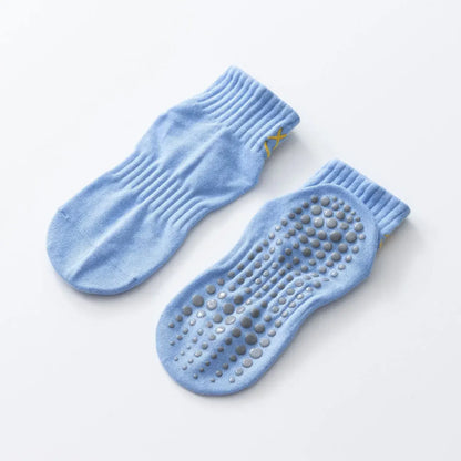 Simple Non-slip Breathable Yoga Socks Women Pilates Socks  Indoor Dance Fitness Gymnastics Professional Training Sports Socks
