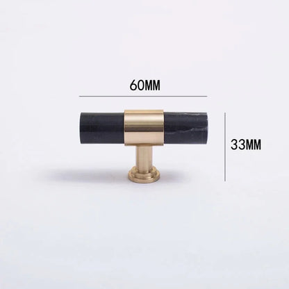 Nordic Marble Cabinet Drawer Pulls and Knobs