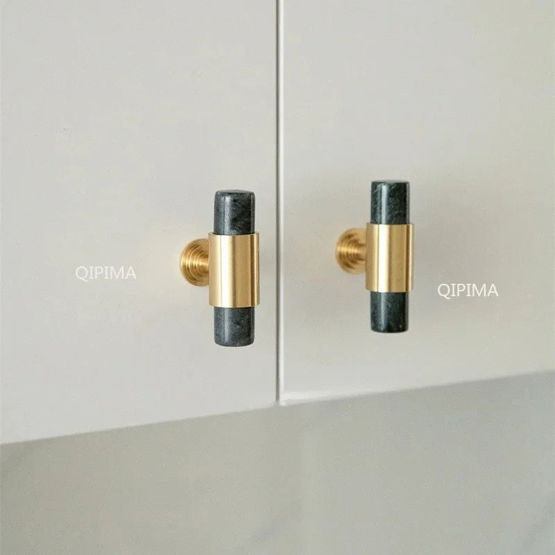 Nordic Marble Cabinet Drawer Pulls and Knobs