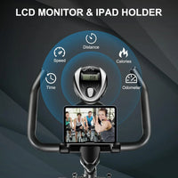 Exercise Bike Indoor Cycling Bike Fitness Stationary All-inclusive Flywheel Bicycle with Resistance for Gym Home