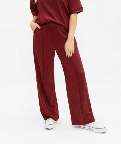 Butter Soft Pants, Maroon