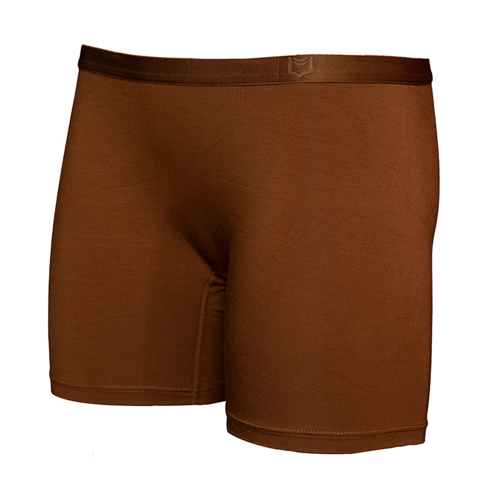 SHEATH Women's Bamboo Hexagon Long Leg Boxer Brief