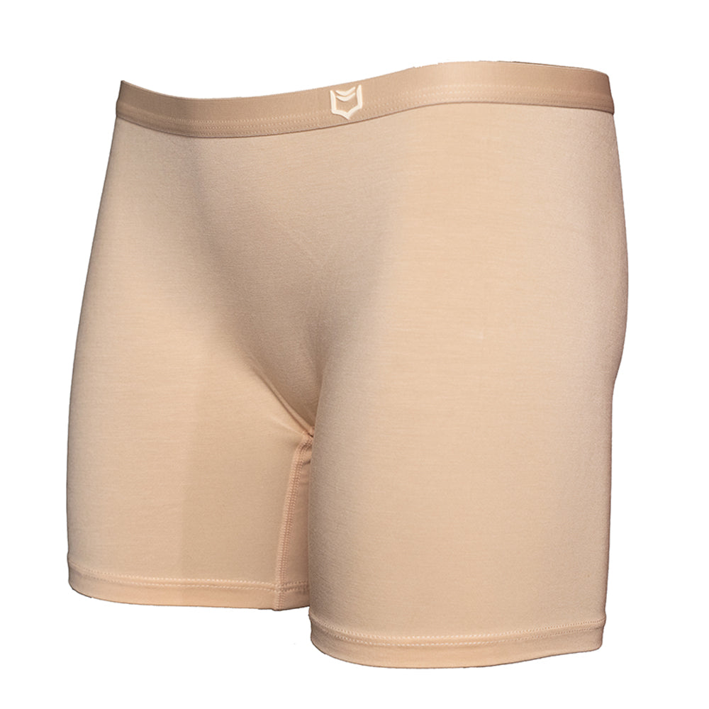 SHEATH Women's Bamboo Hexagon Long Leg Boxer Brief