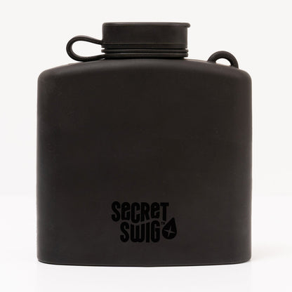 Signature Silicone Hip Flask 8Floz - Black