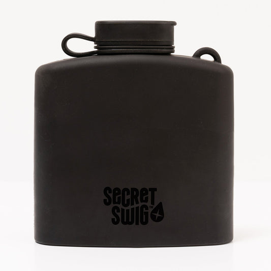 Signature Silicone Hip Flask 8Floz - Black