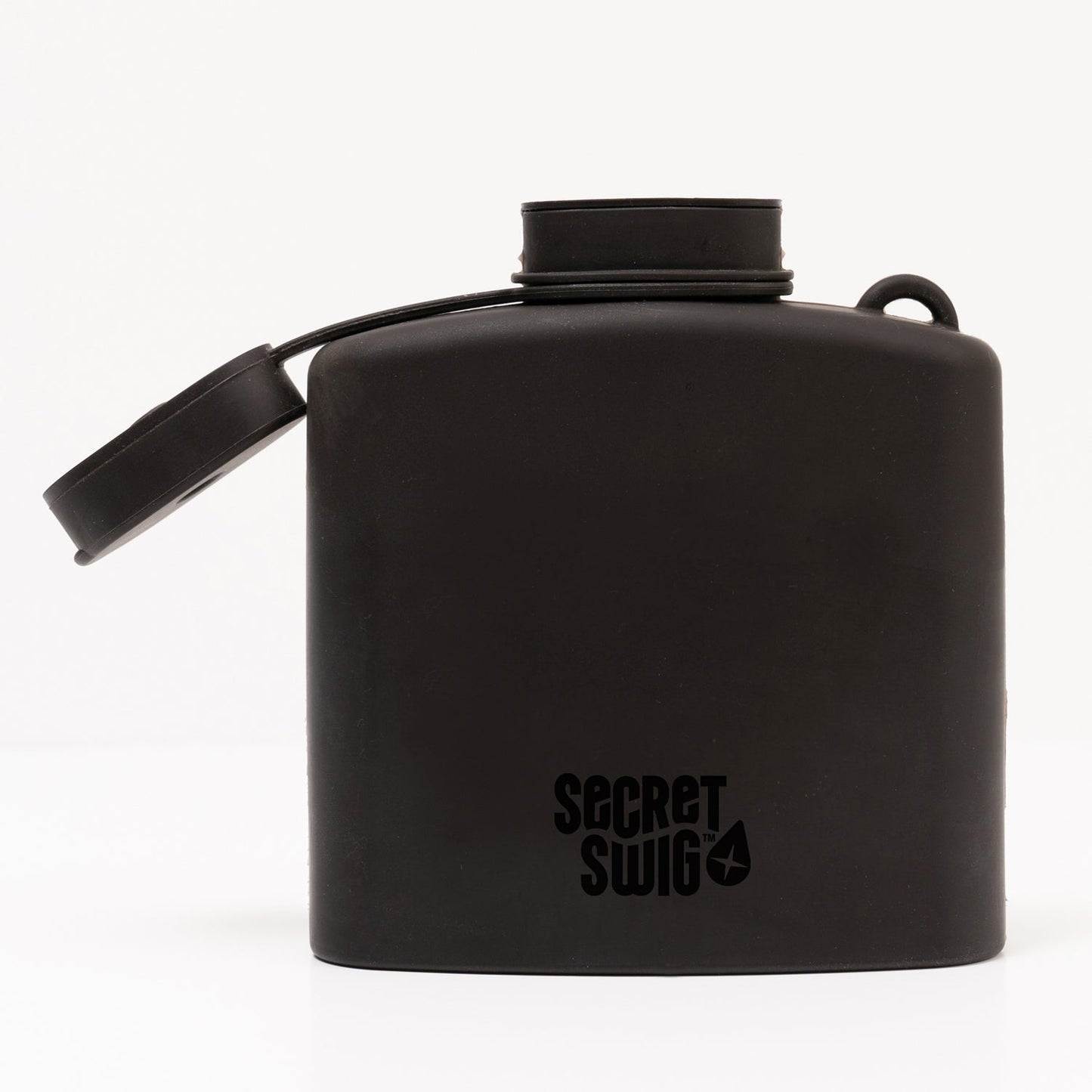Signature Silicone Hip Flask 8Floz - Black