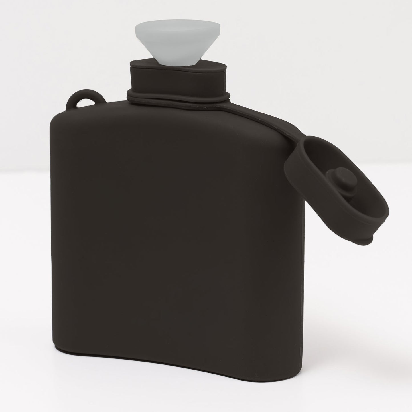 Signature Silicone Hip Flask 8Floz - Black