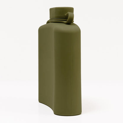 Signature Silicone Hip Flask 8Floz - Olive